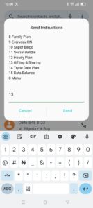how to share data on airtel